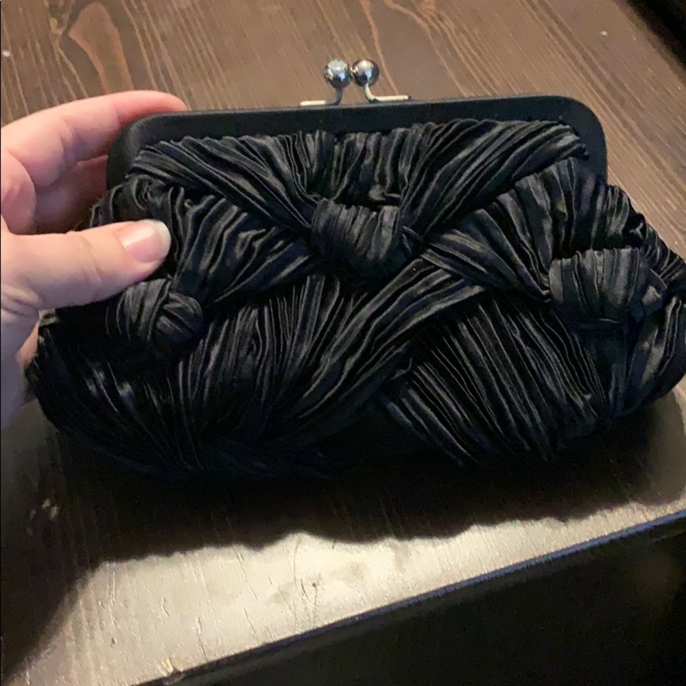 Franchi black evening bag